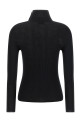 Logo turtleneck sweater Black