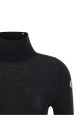 Logo turtleneck sweater Black