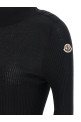 Logo turtleneck sweater Black