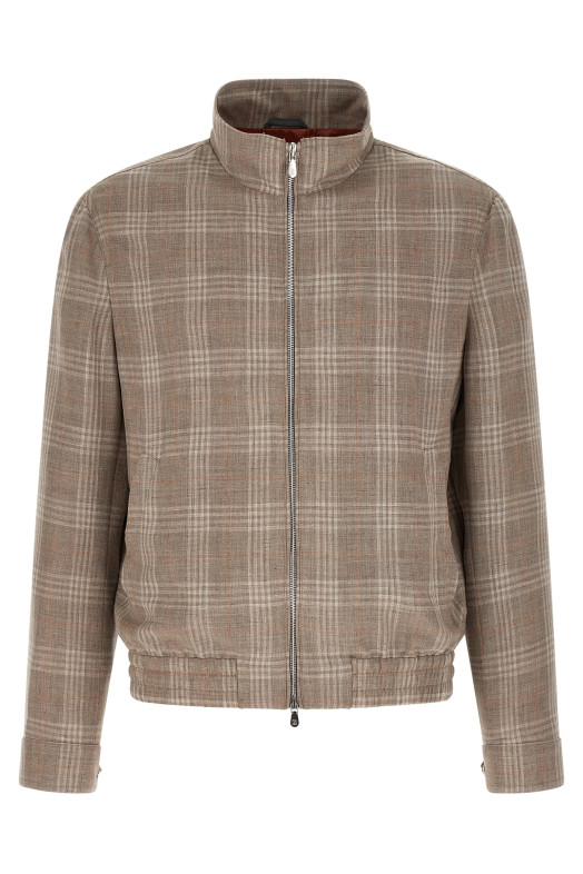 Tartan jacket Brown