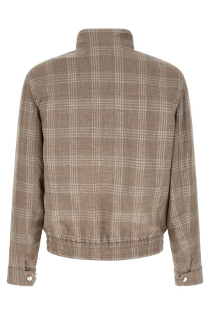 Tartan jacket Brown
