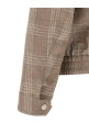 Tartan jacket Brown