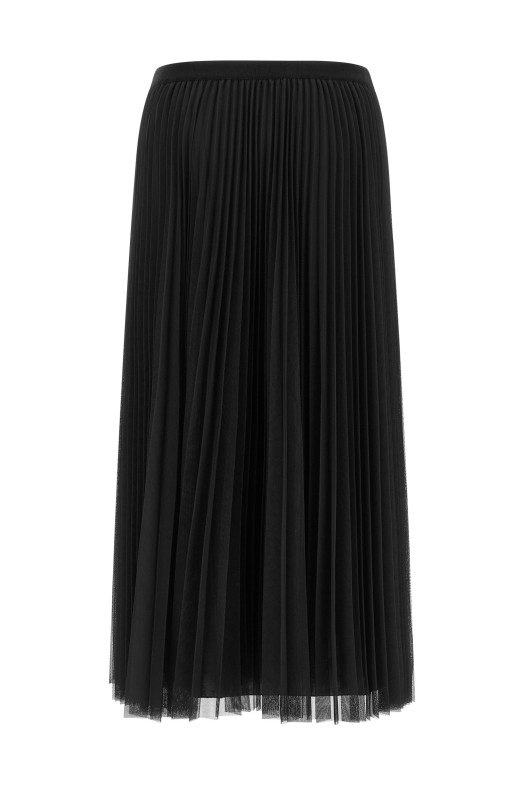 Tulle pleated skirt Blue