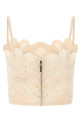 Macramé bralette White