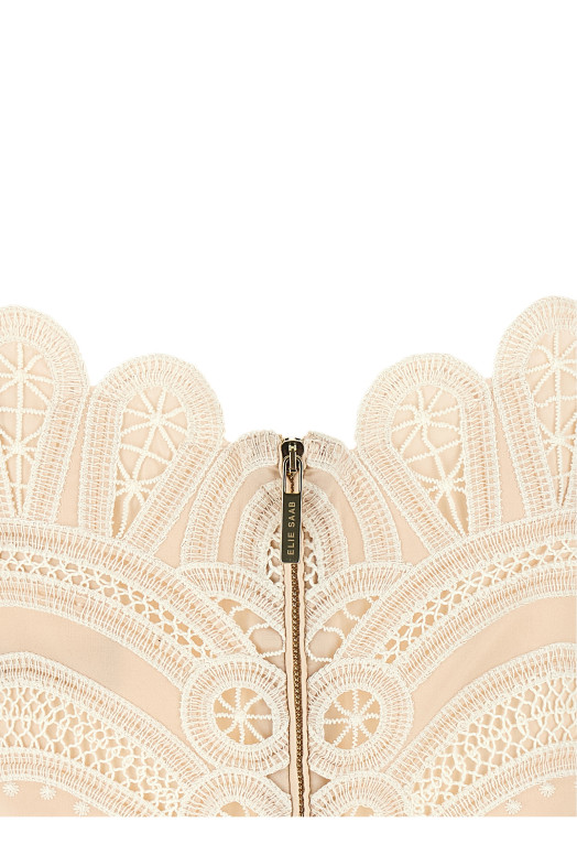 Macramé bralette White