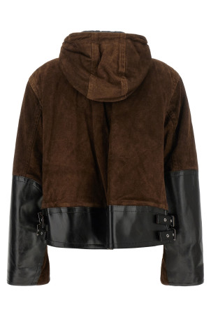 Suede jacket Brown