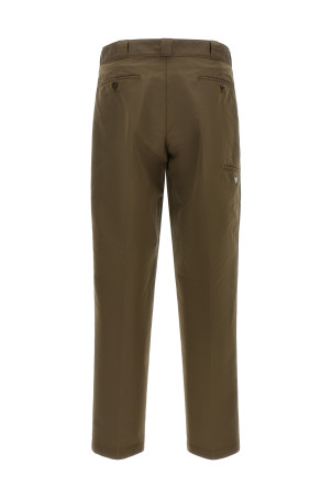 Logo tailored trousers Brown