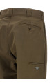 Logo tailored trousers Brown