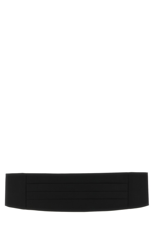 Satin tuxedo headband Black