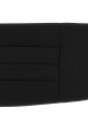 Satin tuxedo headband Black