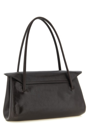 E/W leather shoulder bag Brown