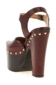 'Meret' clog Bordeaux