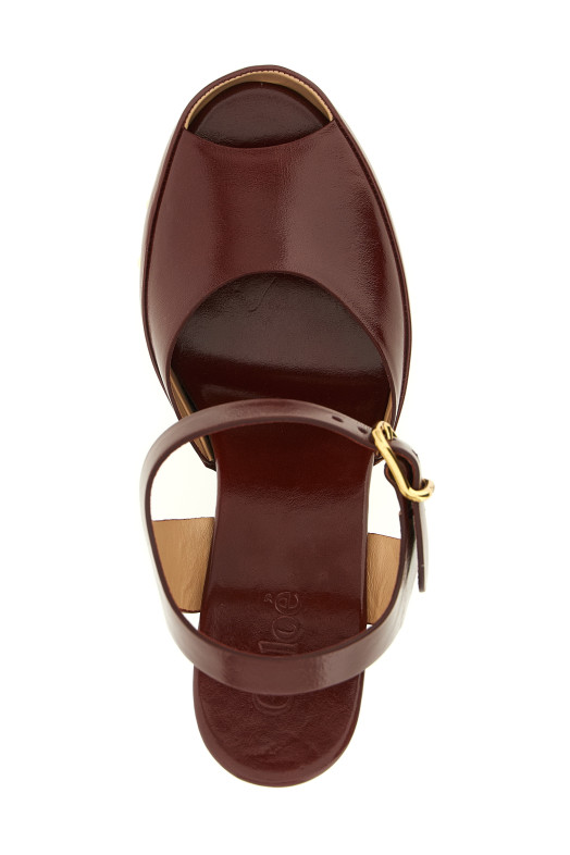 'Meret' clog Bordeaux