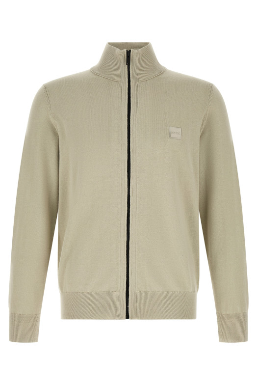 'Kanozip_S' cardigan Beige