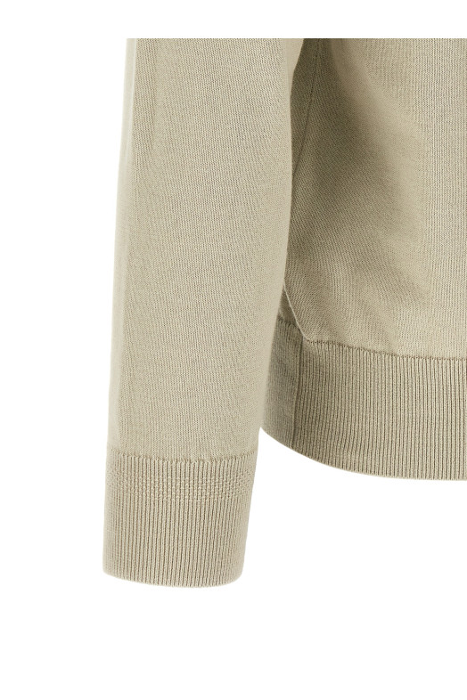 'Kanozip_S' cardigan Beige