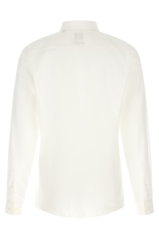 Stretch cotton shirt White