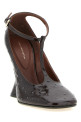 Sculptural heel pumps Bordeaux