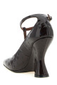Sculptural heel pumps Bordeaux
