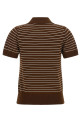 'Aline' polo shirt Brown