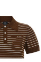 'Aline' polo shirt Brown