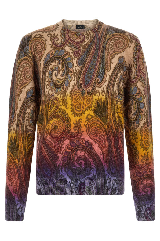 Paisley dégradé sweater Multicolor