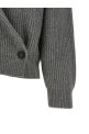 Wrap cardigan Gray