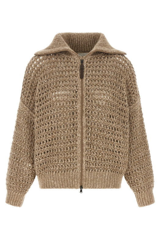 'Dazzling' cardigan Beige