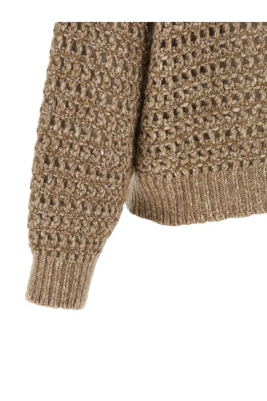 'Dazzling' cardigan Beige