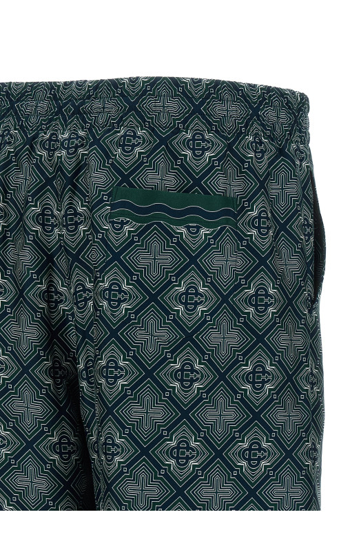 'Radiating Monogram' shorts Multicolor