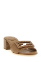 'Baguette' slides Beige