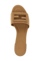 'Baguette' slides Beige