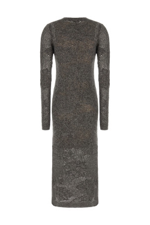 'Flower Lace' dress Gray