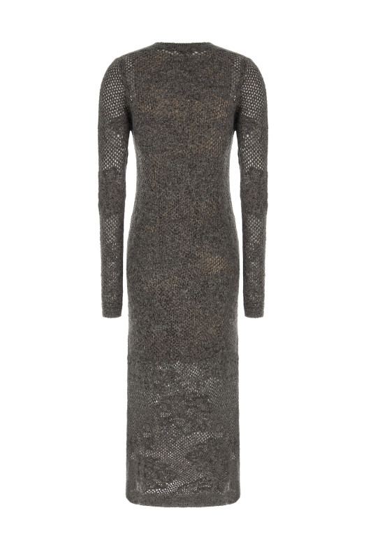 'Flower Lace' dress Gray