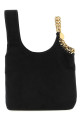 'Wristlet' suede handbag Black