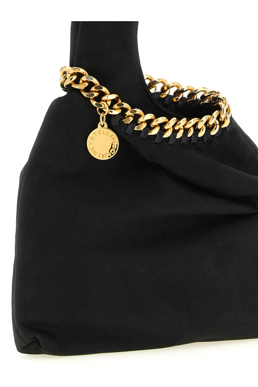 'Wristlet' suede handbag Black