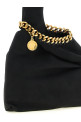 'Wristlet' suede handbag Black