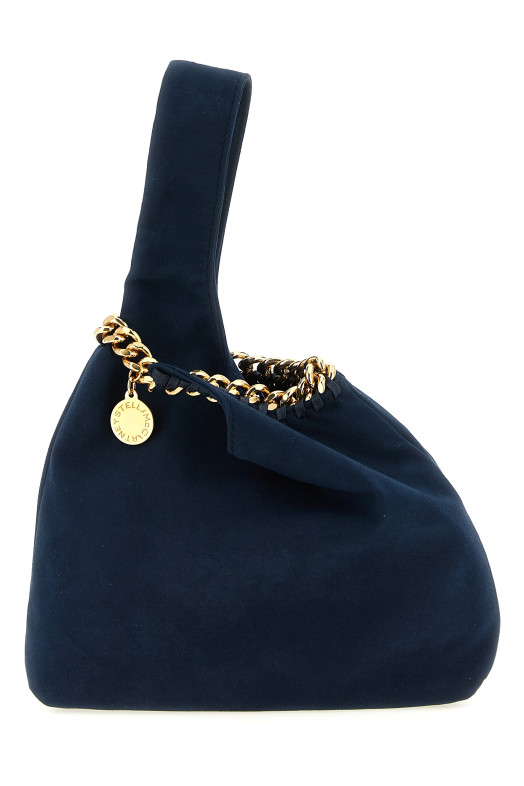 'Null' suede handbag Blue