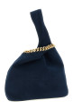 'Null' suede handbag Blue