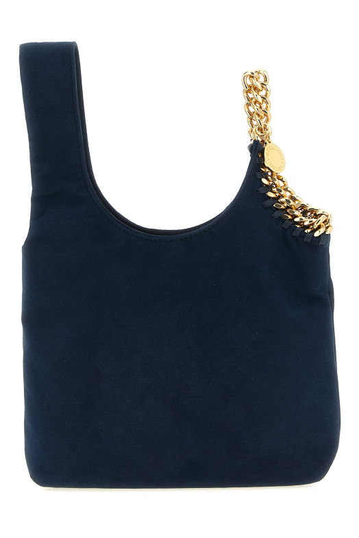 'Null' suede handbag Blue