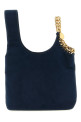 'Null' suede handbag Blue