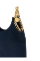 'Null' suede handbag Blue