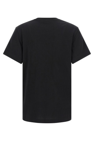 Logo embroidery t-shirt Black