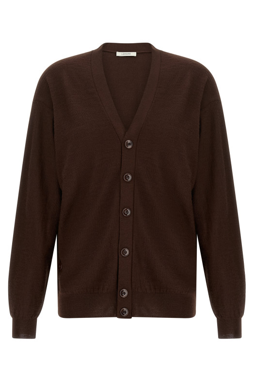 'Relaxed Twisted' cardigan Bordeaux