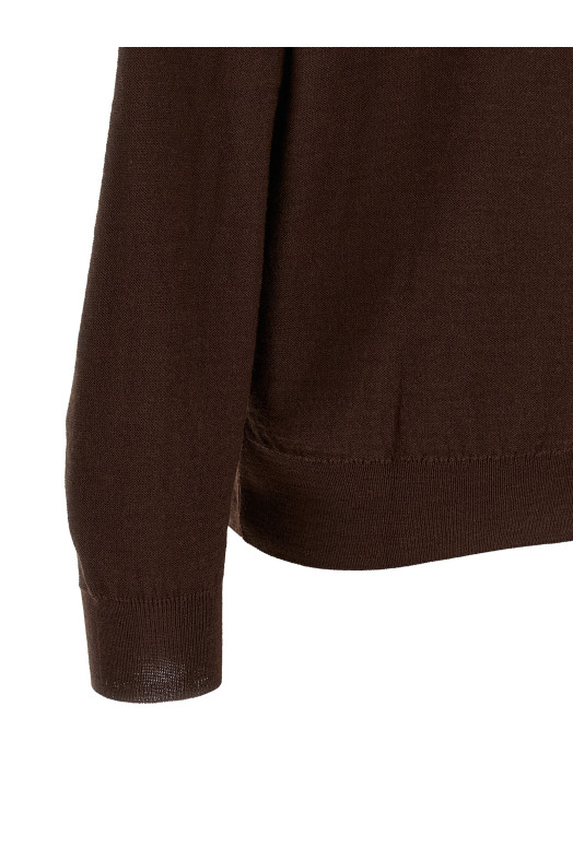 'Relaxed Twisted' cardigan Bordeaux