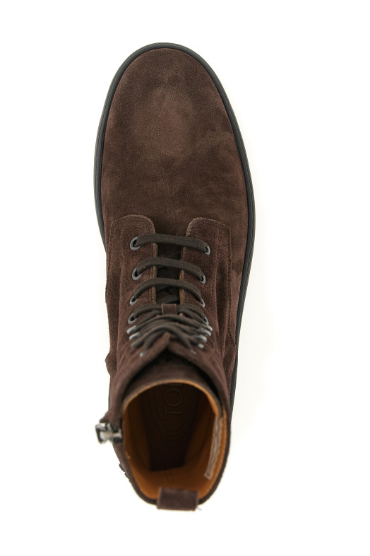 'Winter Gommino' ankle boots Brown