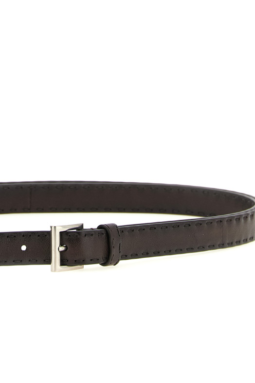 'Antique' belt Brown