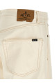 Contrast stitching jeans White