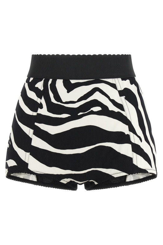'Zebra' shorts Black-grey