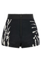 'Zebra' shorts Black-grey