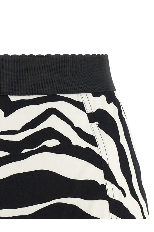 'Zebra' shorts Black-grey